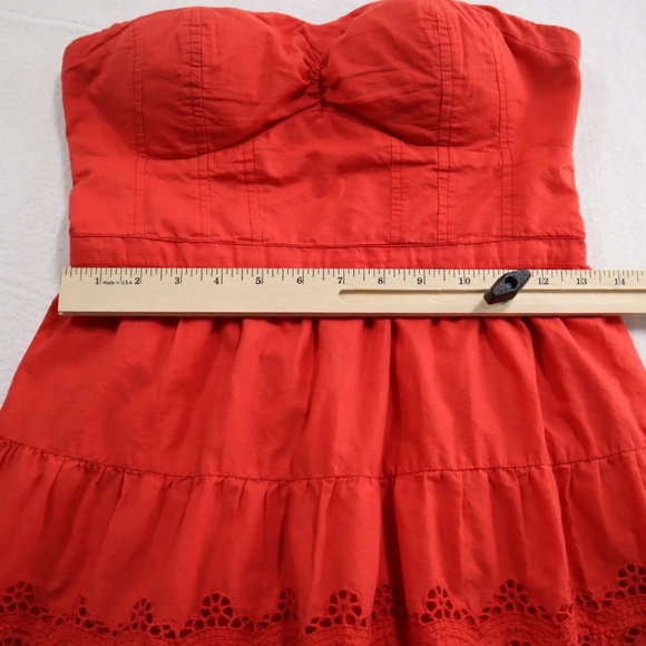 American Eagle outfitters Red/orange Sundress size 4 - Picture 6 of 7